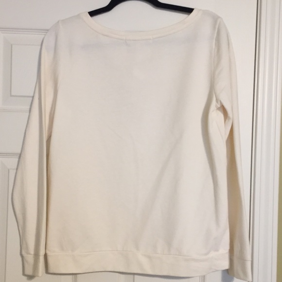 NWT Loft sweatshirt with beading - Picture 3 of 5